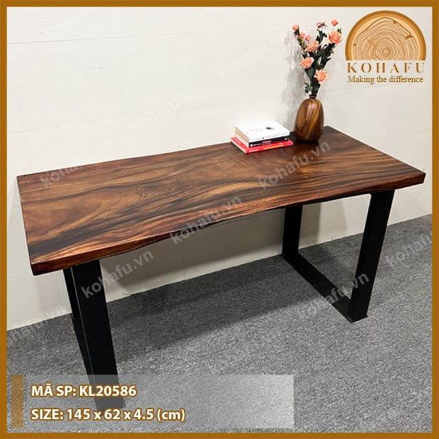 MẶT BÀN DÀI GỖ ME TÂY KL20586