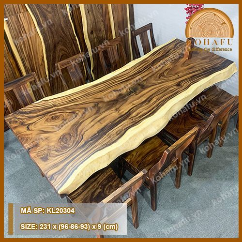 BÀN DÀI GỖ ME TÂY KL20304