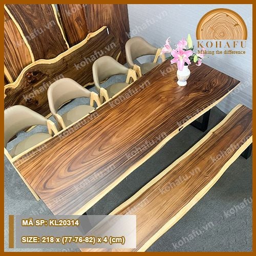 BÀN DÀI GỖ ME TÂY KL20314
