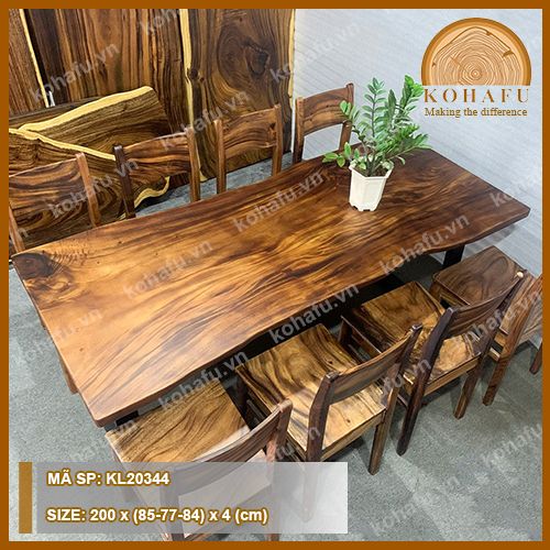 BÀN DÀI GỖ ME TÂY KL20344