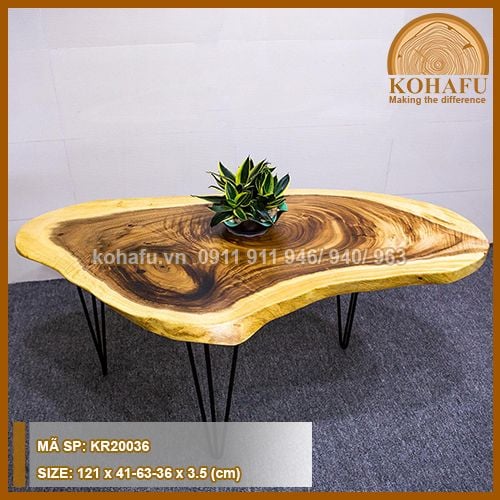 BÀN TRÒN GỖ ME TÂY KR20036