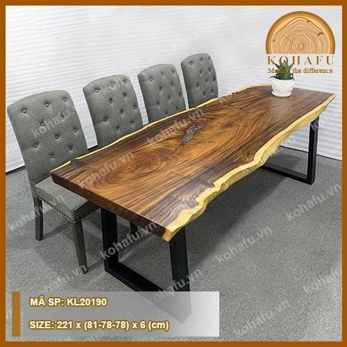 BÀN DÀI GỖ ME TÂY KL20190