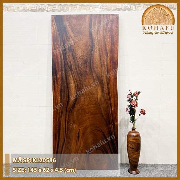 MẶT BÀN DÀI GỖ ME TÂY KL20586