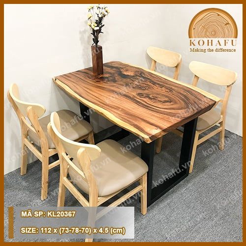 BÀN DÀI GỖ ME TÂY KL20367