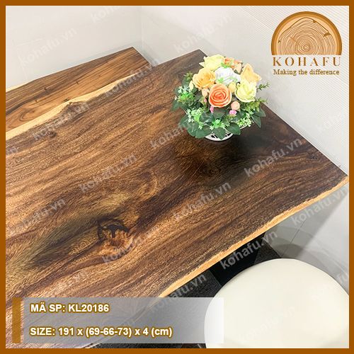 BÀN DÀI GỖ ME TÂY KL20186