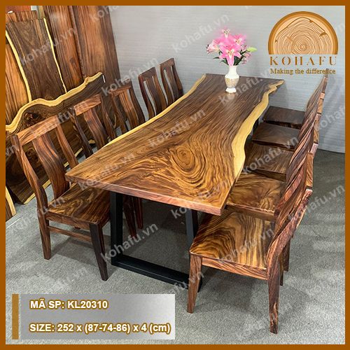 MẶT BÀN DÀI GỖ ME TÂY KL20310