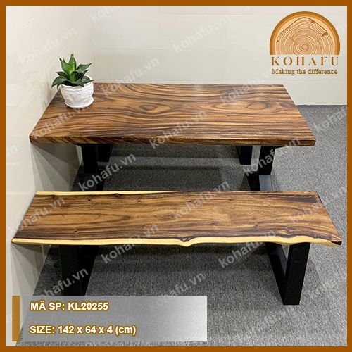 BÀN DÀI GỖ ME TÂY KL20255
