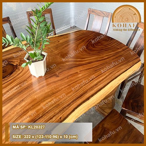 MẶT BÀN DÀI GỖ ME TÂY KL20327