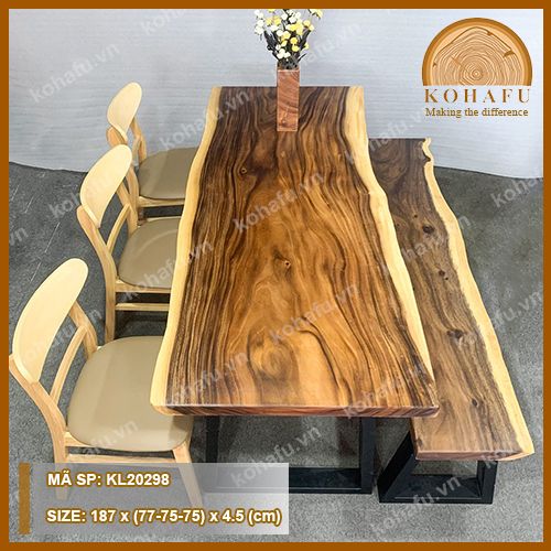 BÀN DÀI GỖ ME TÂY KL20298
