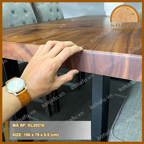 BÀN DÀI GỖ ME TÂY KL20216
