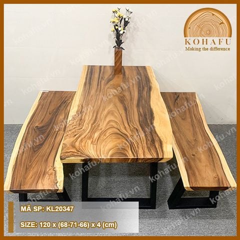 MẶT BÀN DÀI GỖ ME TÂY KL20347