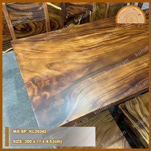 BÀN DÀI GỖ ME TÂY KL20342