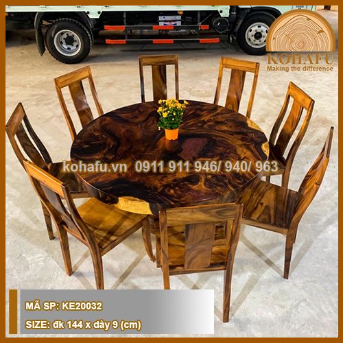 Round Epoxy Table KE20032