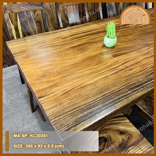 BÀN DÀI GỖ ME TÂY KL20261