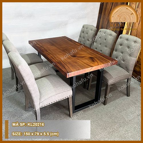 BÀN DÀI GỖ ME TÂY KL20216