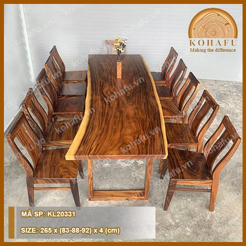 MẶT BÀN DÀI GỖ ME TÂY KL20331