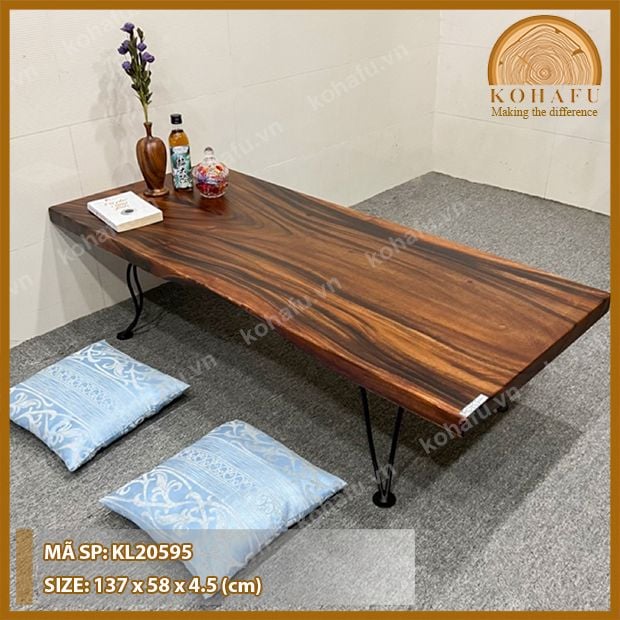 MẶT BÀN DÀI GỖ ME TÂY KL20595
