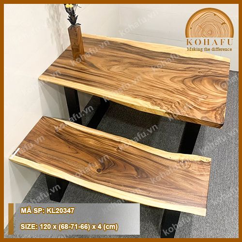 MẶT BÀN DÀI GỖ ME TÂY KL20347