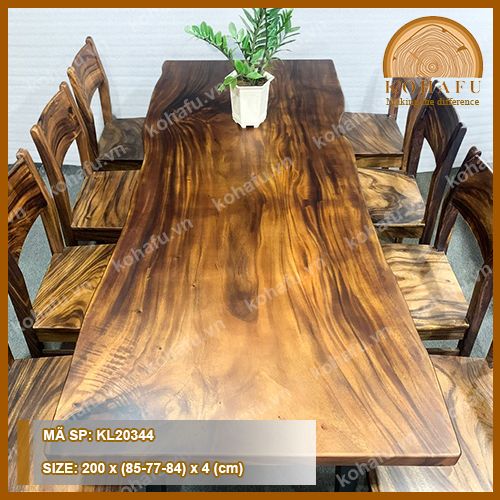 BÀN DÀI GỖ ME TÂY KL20344