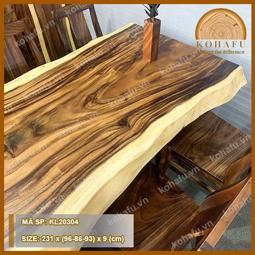 BÀN DÀI GỖ ME TÂY KL20304