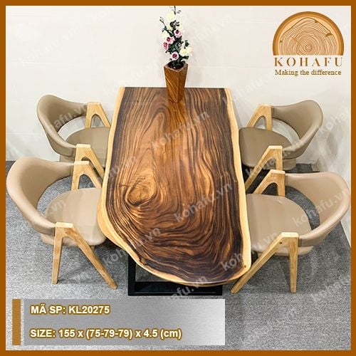MẶT BÀN DÀI GỖ ME TÂY KL20275
