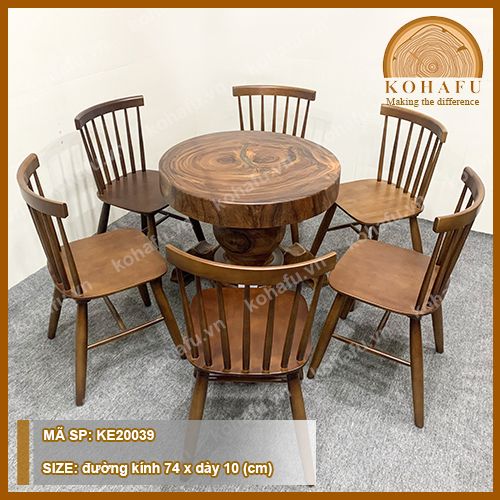 Round Epoxy Table KE20039