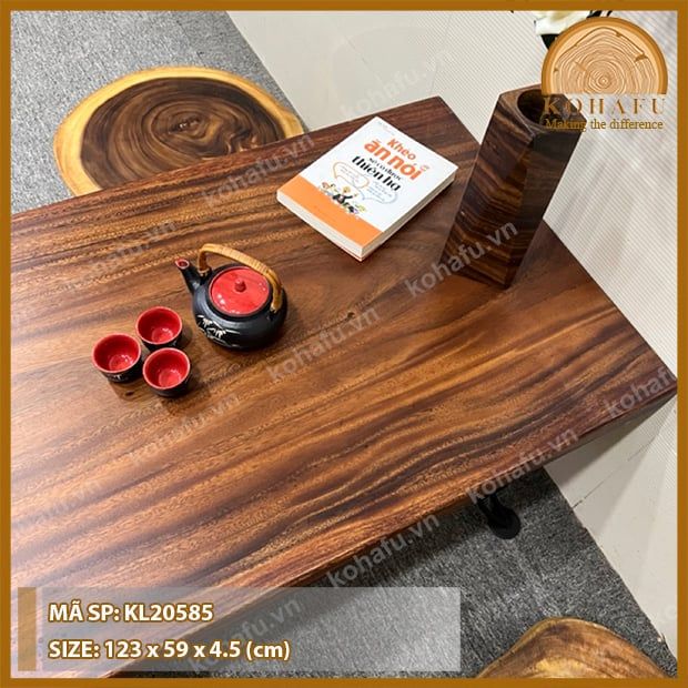 MẶT BÀN DÀI GỖ ME TÂY KL20585