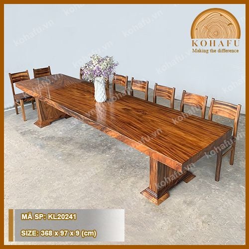 MẶT BÀN DÀI GỖ ME TÂY KL20241