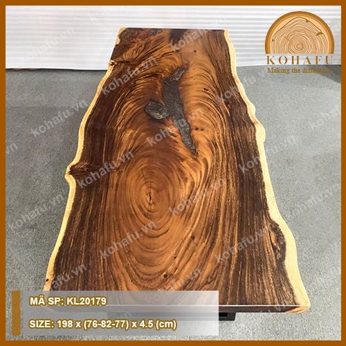 BÀN DÀI GỖ ME TÂY KL20179