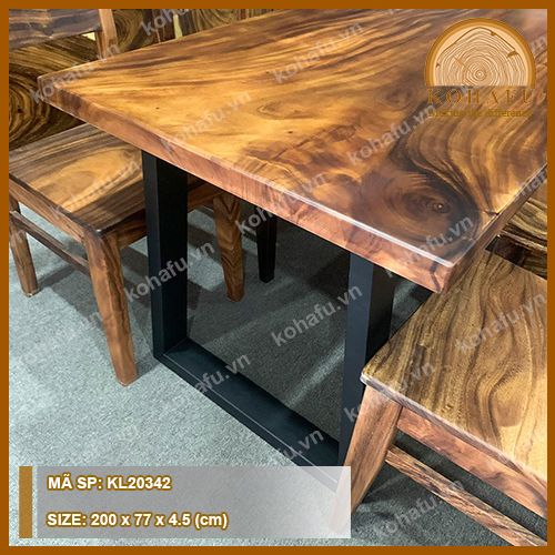 BÀN DÀI GỖ ME TÂY KL20342