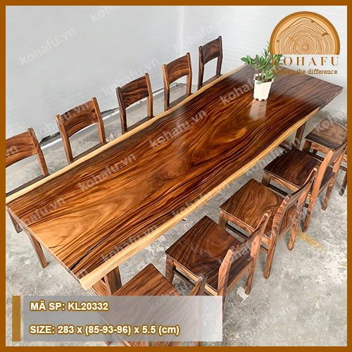 BÀN DÀI GỖ ME TÂY KL20332
