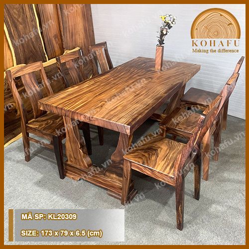 BÀN DÀI GỖ ME TÂY KL20309