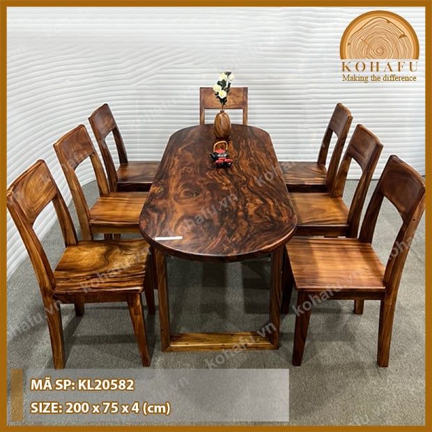 MẶT BÀN DÀI GỖ ME TÂY KL20582