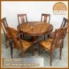 BÀN TRÒN GỖ ME TÂY KR20077