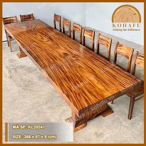 MẶT BÀN DÀI GỖ ME TÂY KL20241