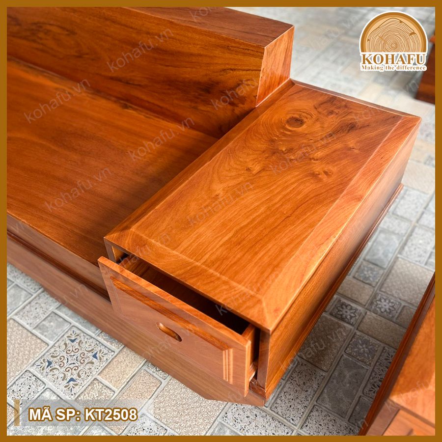 Sofa Gỗ Gõ Đỏ KT2508