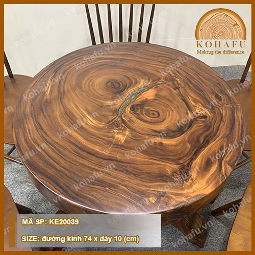 Round Epoxy Table KE20039