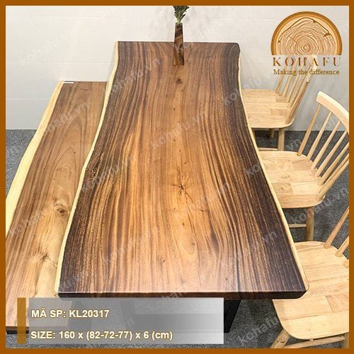 BÀN DÀI GỖ ME TÂY KL20317