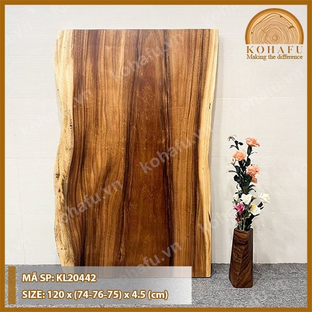 MẶT BÀN DÀI GỖ ME TÂY KL20442