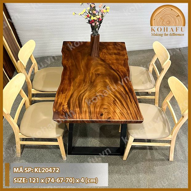 MẶT BÀN DÀI GỖ ME TÂY KL20472