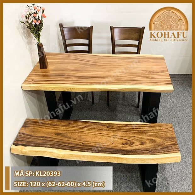 BÀN DÀI GỖ ME TÂY KL20393