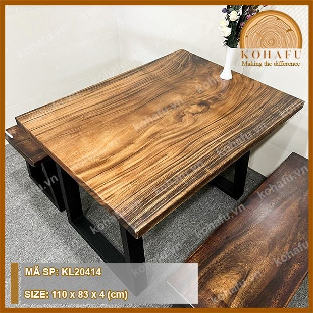 MẶT BÀN DÀI GỖ ME TÂY KL20414