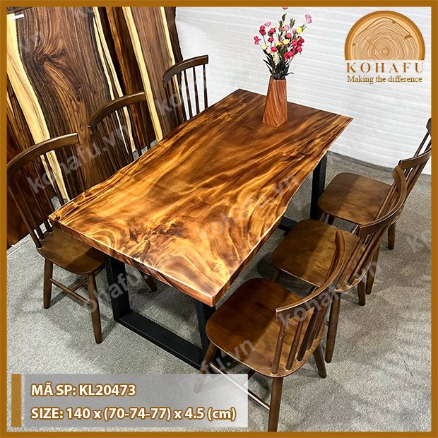 MẶT BÀN DÀI GỖ ME TÂY KL20473