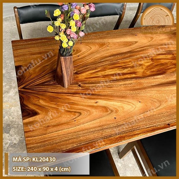 MẶT BÀN DÀI GỖ ME TÂY KL20430