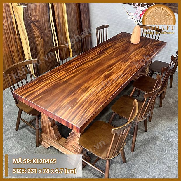 MẶT BÀN DÀI GỖ ME TÂY KL20465