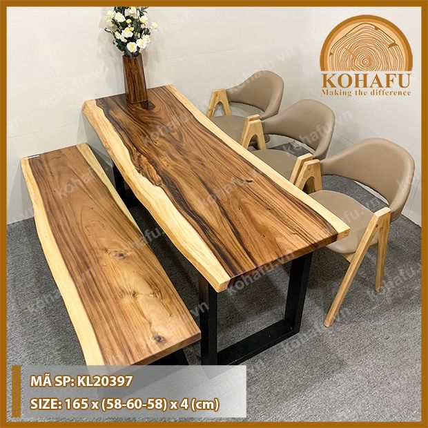 BÀN DÀI GỖ ME TÂY KL20397