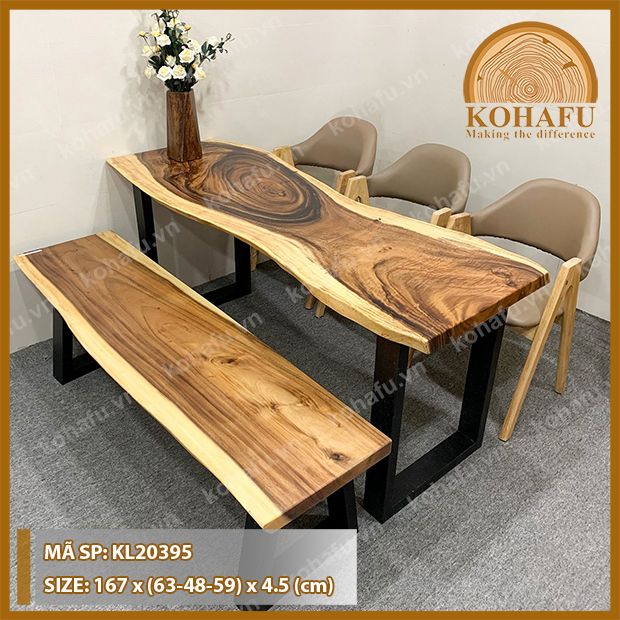 BÀN DÀI GỖ ME TÂY KL20395
