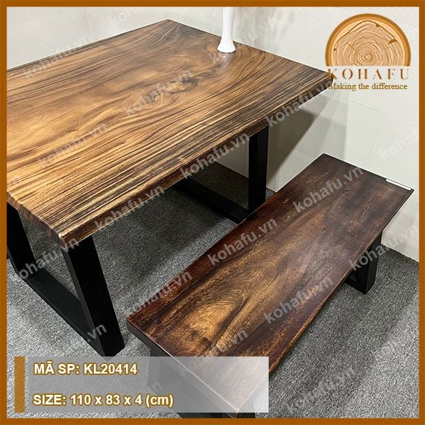 MẶT BÀN DÀI GỖ ME TÂY KL20414