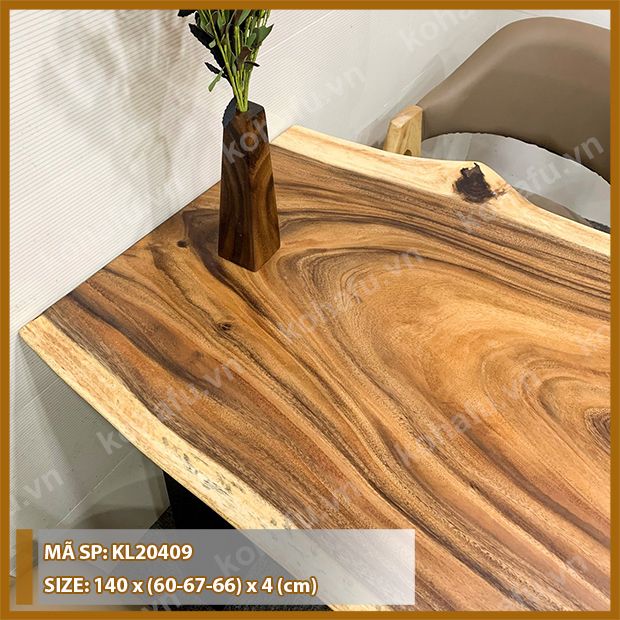 MẶT BÀN DÀI GỖ ME TÂY KL20409