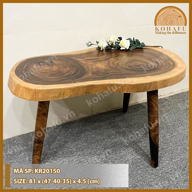 MẶT BÀN TRÒN GỖ ME TÂY KR20150